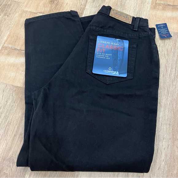 NWT Vintage (Lizwear) Liz Claiborne Black Jeans - Picture 10 of 10